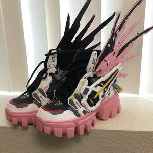 PRE LOVED - SOURSOP 04 Destiny Pink Platform Sneakers PNK/8 - SH286